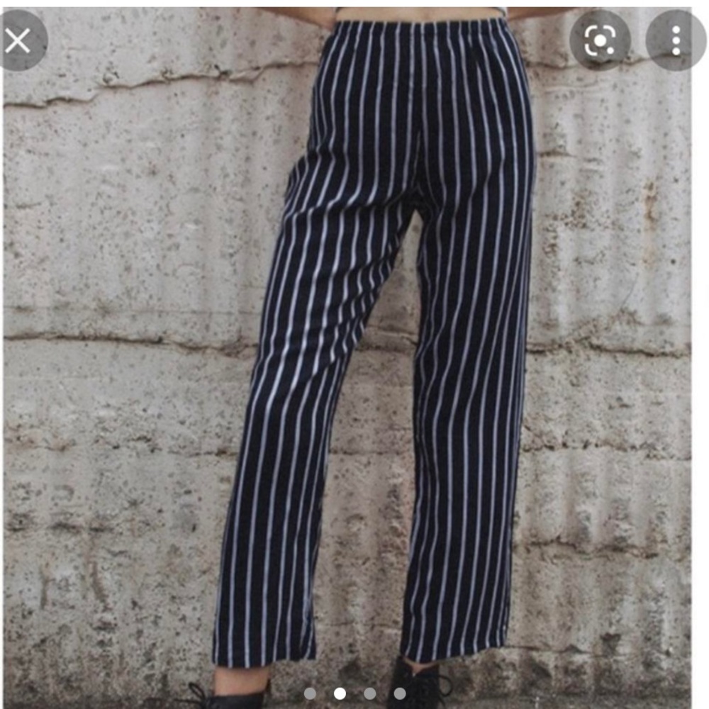 Brandy Melville striped Frankie pants